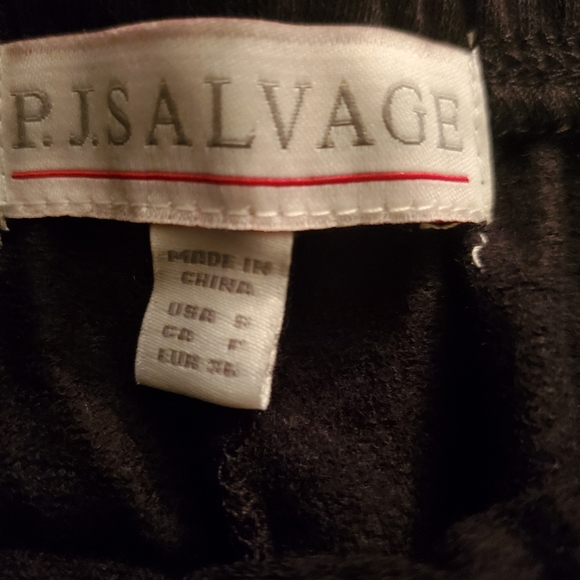 PJ Salvage Happy Vibes Black Lighting Bolt lounge Shorts S NWT - Picture 5 of 5